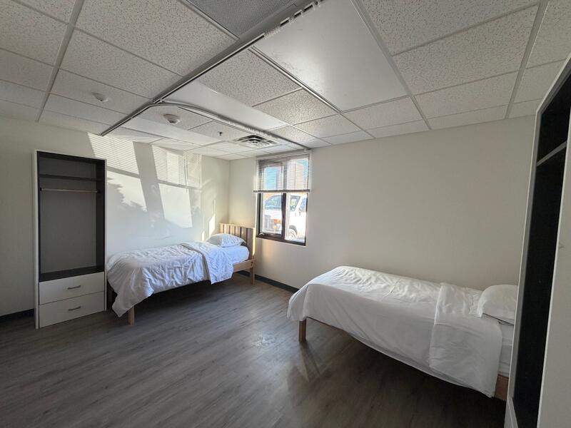 Smaller detox room with natural light